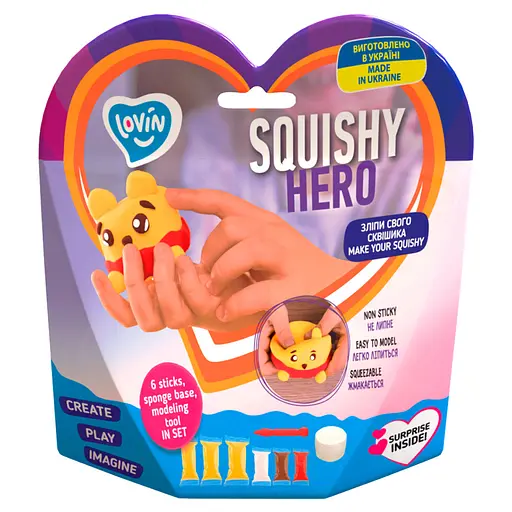 Набір для ліплення з повітряним пластиліном Squishy Squiny Pooh ТМ Lovin 70128 - фото 3