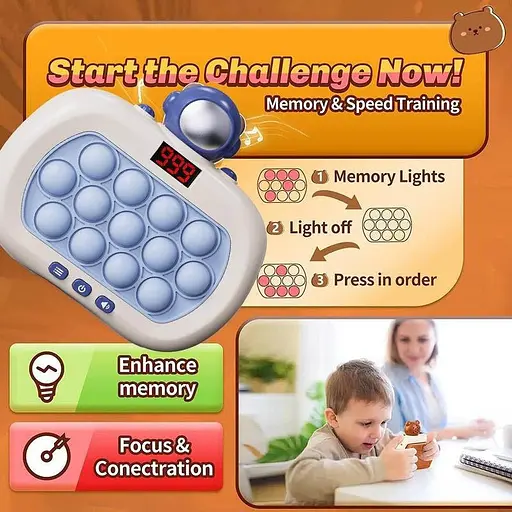 Портативная игра Pop-it Speed ​​Push Game Ver.5 Astronaut - фото 2