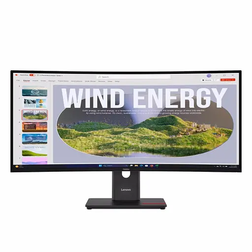 Монитор 34" Lenovo T34WD-40 Curved UWQHD VA 120Hz (64AEGAT1UA) - фото 1