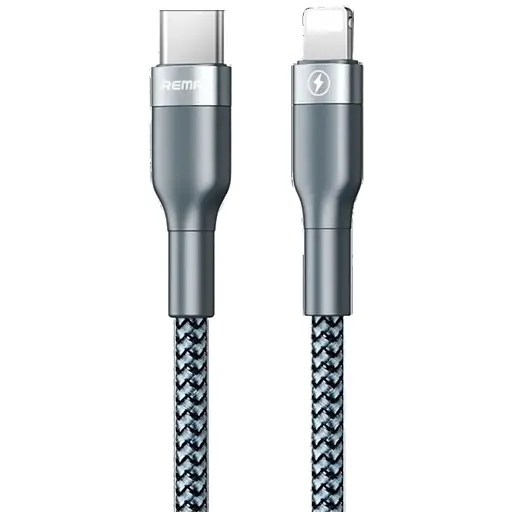 Кабель Remax Sury 2 Type-C to Lightning PD 1 м Серый (RC -009-s) - фото 1
