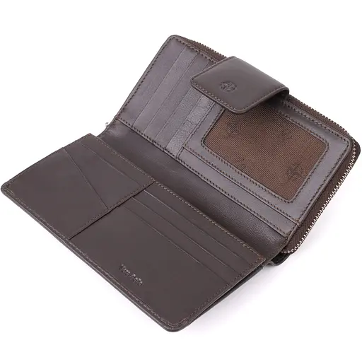 Стильный женский вертикальный кошелек из натуральной кожи Tony Perotti 17х9.5х2.5 см acs0032276 - фото 7