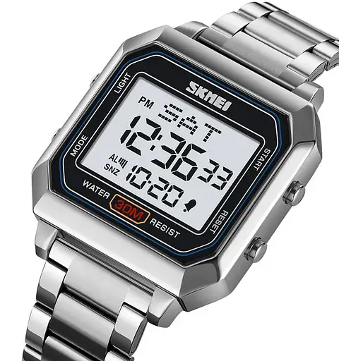 Часы мужские наручные спортивные Skmei 2149 (Серебристый) - фото 3