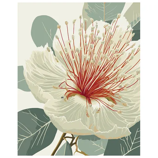 Картина по номерам "Цветущий эвкалипт" Art Craft 13155-AC 40х50 см - фото 1