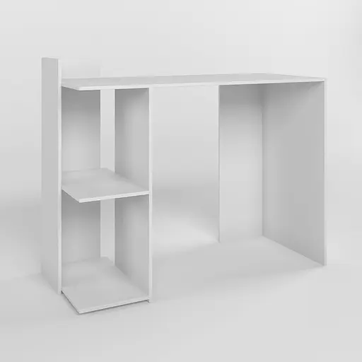 Cтол компьютерный с 2 ​​полками М-ЗОН Джеко 1200/12 Нимфея Альба (MZN-031019) - фото 2