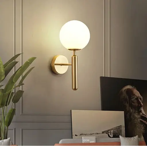 Бра з прозорим або білим матовим плафоном Арт. A 201/1 W Line F - фото 2