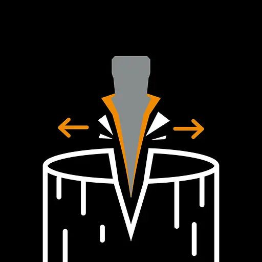 Универсальный топор Fiskars X-series X18 Universal, S - 44.5 см, 1 кг (1069103) - фото 3