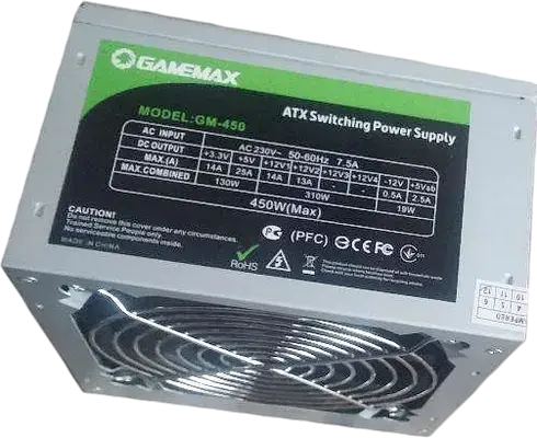 Блок питания GameMax GM-450 450W OEM 80+ (GM-450) - фото 2