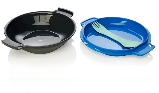 Набор посуды Humangear GoKit Deluxe 7-tool Mess Kit Charcoal/Blue (1054-022.0125) - фото 4