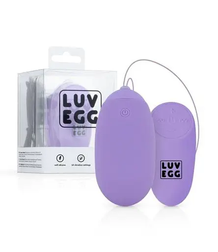 Виброяйцо Luv Egg XL 16 см (фиолетовый) - фото 2