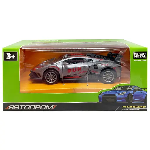 Модель автомобиля "Lamborghini Huracan" AP74183 масштаб 1:32 Серебристый