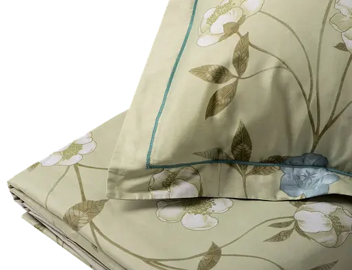 Комплект постільної білизни Євро Elle 200х230 см Flower Olive Grey SOHO pbe0050890 - фото 3