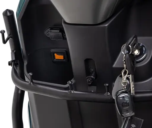 Электроскутер Двухместный Crosser CR17 (2500W, Графеновая батарея 72V/35Ah) Серый - фото 8