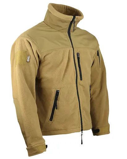Флісова кофта Kombat UK Defender Tactical Fleece XXXL Койот (1000-kb-dtf-coy-xxxl) - фото 2