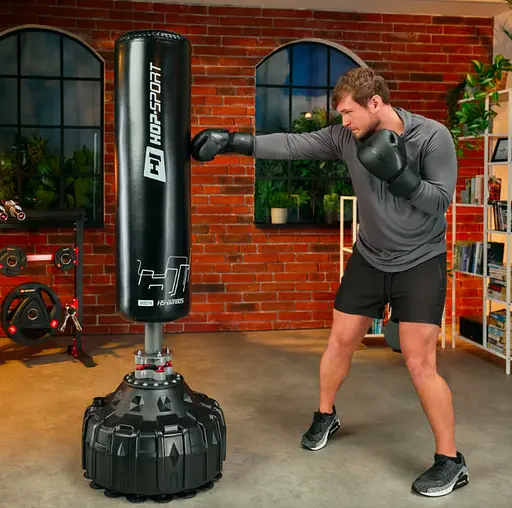 Боксерские перчатки Hop-Sport HS-BG10 10oz черные - фото 4