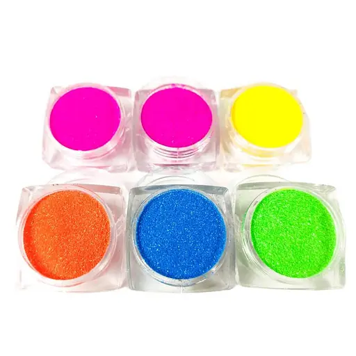 Набір гліттера для біо-тату №4 gliset-4 неоновий - фото 2