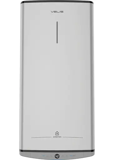Водонагреватель Ariston VELIS TECH 80 EU 80 л, 3 кВт, мокрый ТЭН, универсальный, прямоугольный, серый (3100918) - фото 1