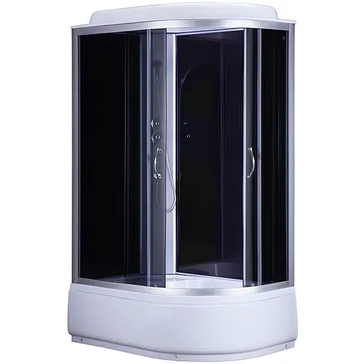 Душовий бокс BRAVO OBRA H120GBSL (H120BL) - фото 1