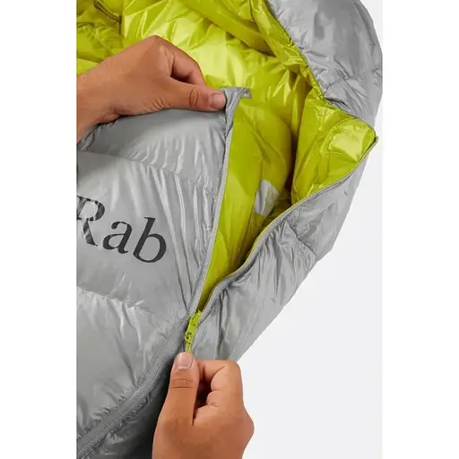 Спальник Rab Mythic 600 Regular Cloud Grey L лівий (1033-RB QSI-46-CLO-REG-LZ) - фото 4