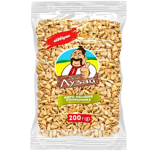 Ядро насіння соняшника Дід Лузай смажене солоне 200 г