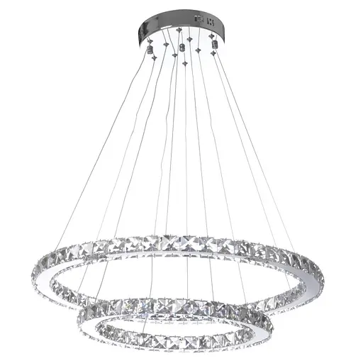 Люстра підвісна Brille з пультом LED 72W WW+NW+CW CH (BR-988S/2)
