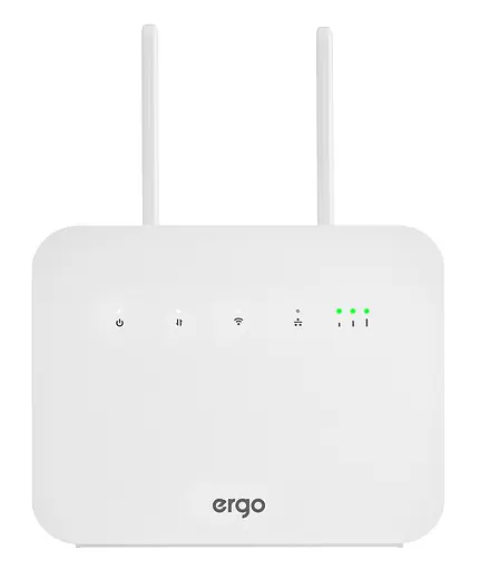 4G/3G WiFi роутер Ergo R291 під SIM, Батарея Wi-Fi 2.4/5 ГГц LTE до 300 мбіт/с, антенний роз'єм, усі оператори 3G/4G - фото 1