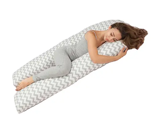Подушка для беременных Moontime "Зигзаг серый" - фото 1