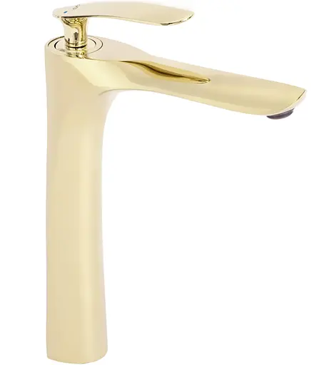 Смеситель для умывальника Rea Orbit высокий gold REA-B2051 Золотой - фото 2