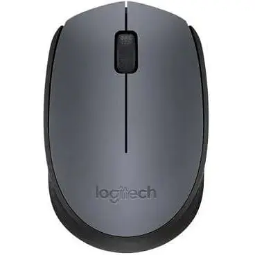 Миша Logitech M170 Grey/чорний USB бездротова оптична 1000 dpi 3 кнопки 1xAA (910-004642) - фото 1