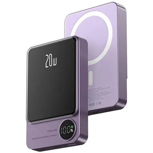 Повербанк MagSafe Power Bank Q9p беспроводной с беспроводной зарядкой для iPhone 10000 mAh