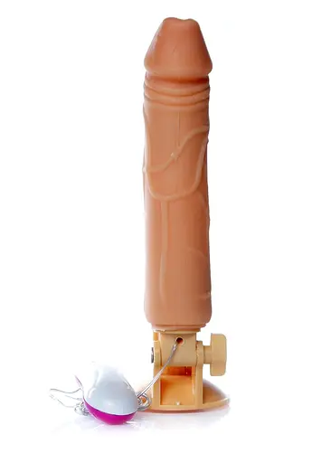 Вибратор на присоске B - Series EasyLove Boss Mr. Perfect Vibration 24.5 см телесный - фото 5