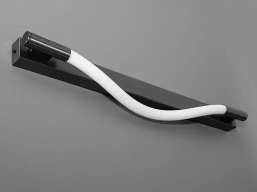 Сучасний світлодіодний світильник шланг потужністю 5W, чорний хром - фото 1