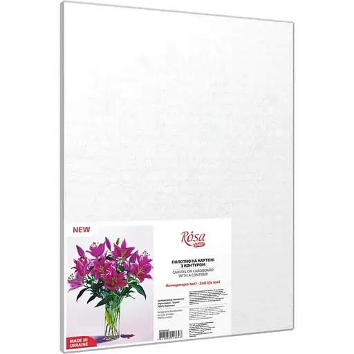 Полотно на картоні з контуром "Натюрморт №41" GPA283241, 30х40 см