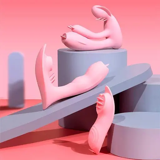 Смарт-вібратор силіконовий метелик Love Spouse 11 см для жінок рожевий - фото 3