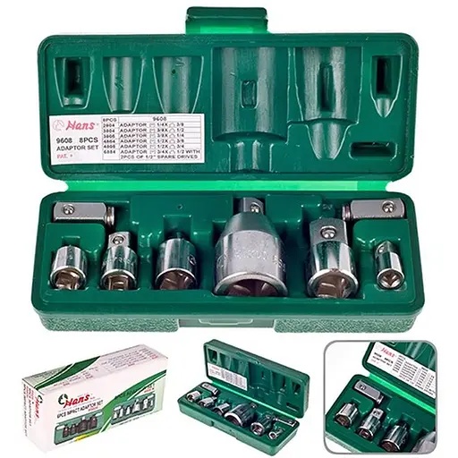 Набір перехідників Hans 8 предметів (9608) - фото 4