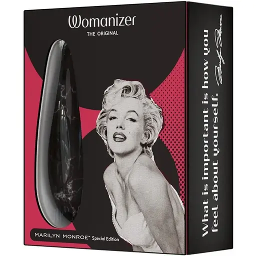 Стимулятор Womanizer Marilyn Monroe (Black Marble) - фото 3