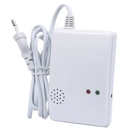 Сигнализатор газа бытовой - датчик утечки газа с сиреной Fuers JK-85, метан, пропан-бутан (100510)