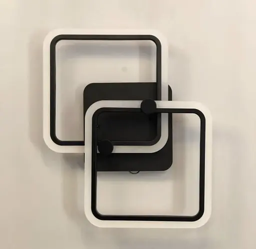 Стельова мінімалістична LED люстра в чорному корпусі Line.F RGB підсвітка Немає - фото 4