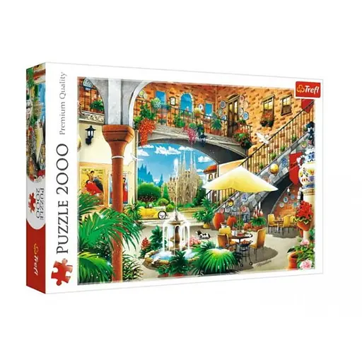 Пазл Trefl Вид на Барселону Испания 2000 эл. (27105) - фото 1