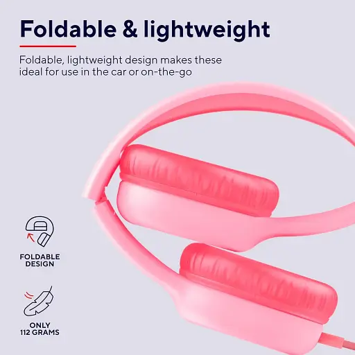 Навушники Trust Nouna Headphones mini-jack Mic рожеві - фото 5