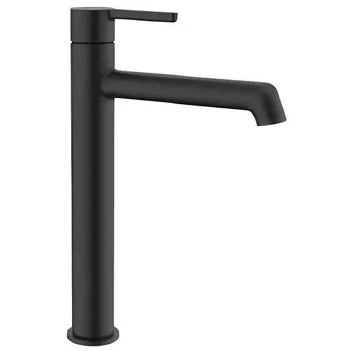 Смеситель для умывальника высокий Koer KB-11029-05 Black KR5488 Черный матовый - фото 1