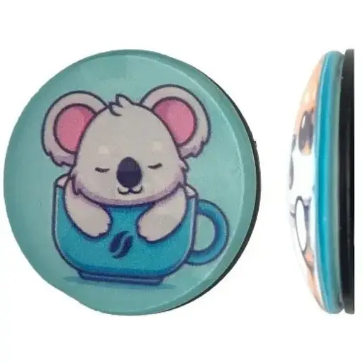 Держатель Поп Сокет New Glass (Стекло) Baby Koala №3 - фото 1