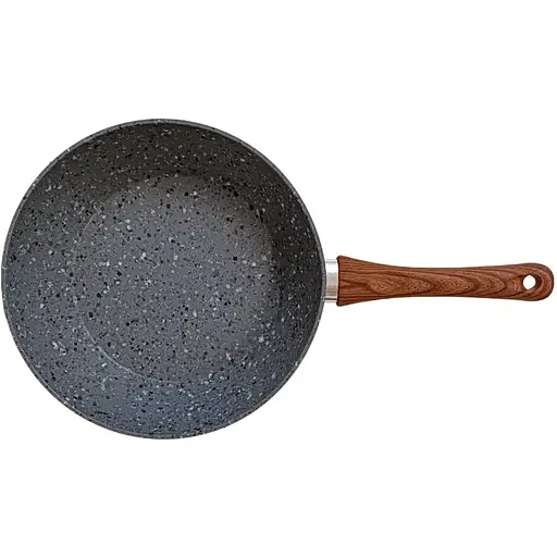 Сковорода глубокая Gusto GT-2103-24 покрытие Granite 24x6.8 см (77331) - фото 2