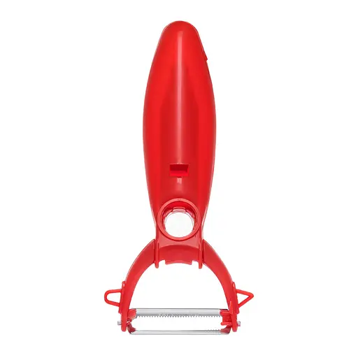 Ніж економка овочечистка для тонкого чищення овочів та фруктів Принцеса кухні , Kitchette Червоний 83763 - фото 2