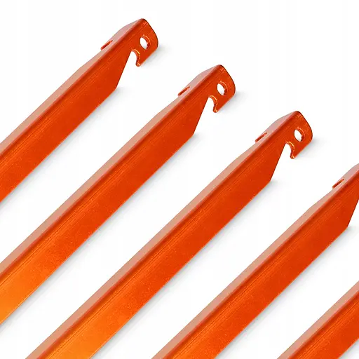 Набір кілочків для намету Mountain Goat алюмінієві 18 см, V-подібні 10 шт (P-5905973406895) - фото 6