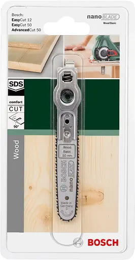Полотно пиляльне для електролобзика Bosch Nanoblade Wood Basic 50 для Easy Cut - фото 2