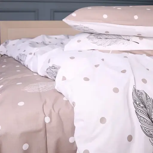 Пододеяльник MirSon Minimal Dots бязь 143х210 см (2200013009177) - фото 3