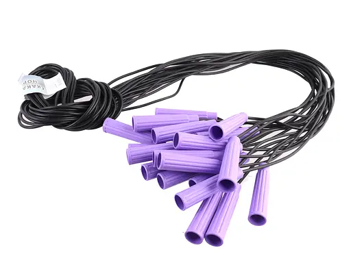 Скакалка резиновая, S0024, черная, 2.8 м