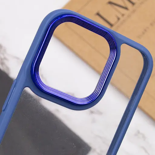 Чохол Epik TPU+PC Lyon Case для Apple iPhone 13 Pro Max 6.7 Blue - фото 6