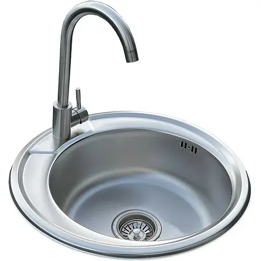 Комплект мийка + змішувач Romzha Sorin Satin (A) - фото 2