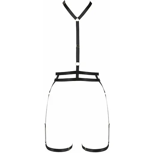 Портупея-стрепы с двойным ремешком Passion Exclusive DENIRA Black L/XL - фото 5